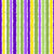 Gone bananas - Organic stripes - Banana pattern co-ordinate - purple, yellow, green, white, pattern print by Annette Winter Image