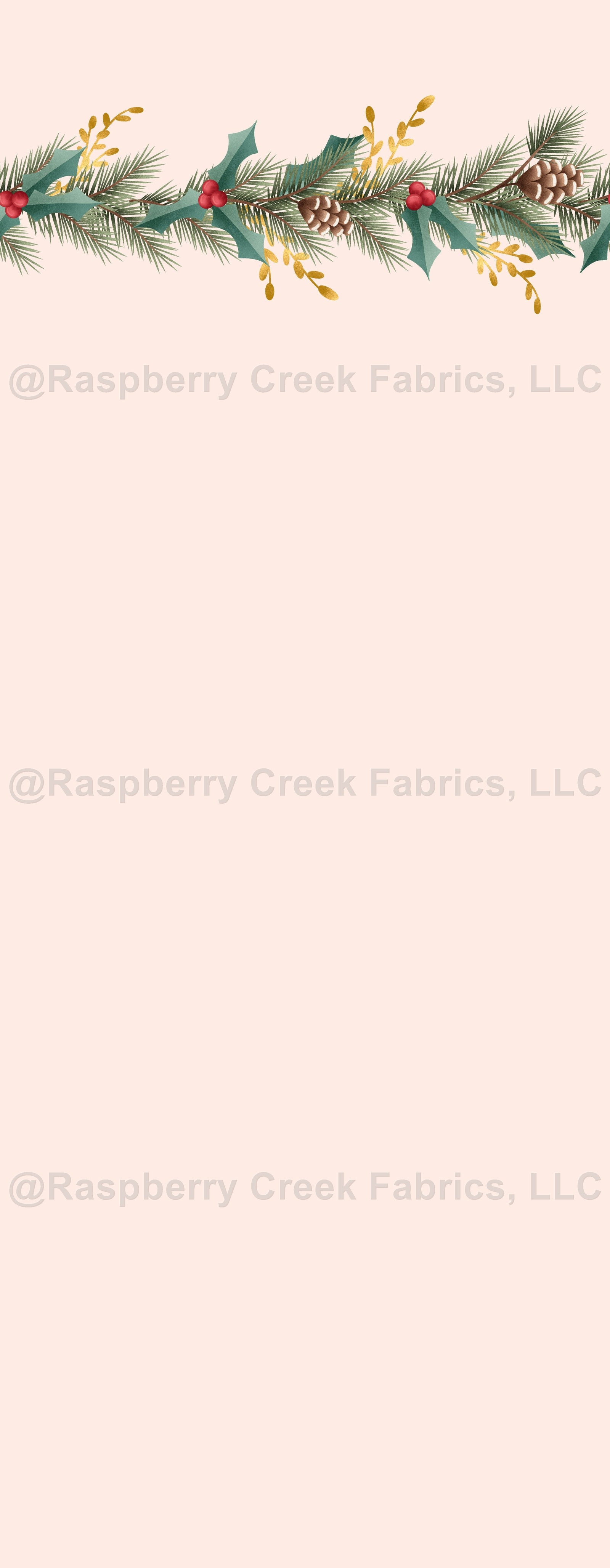 Sugar Plum Border- Garland Fabric, Raspberry Creek Fabrics, watermarked
