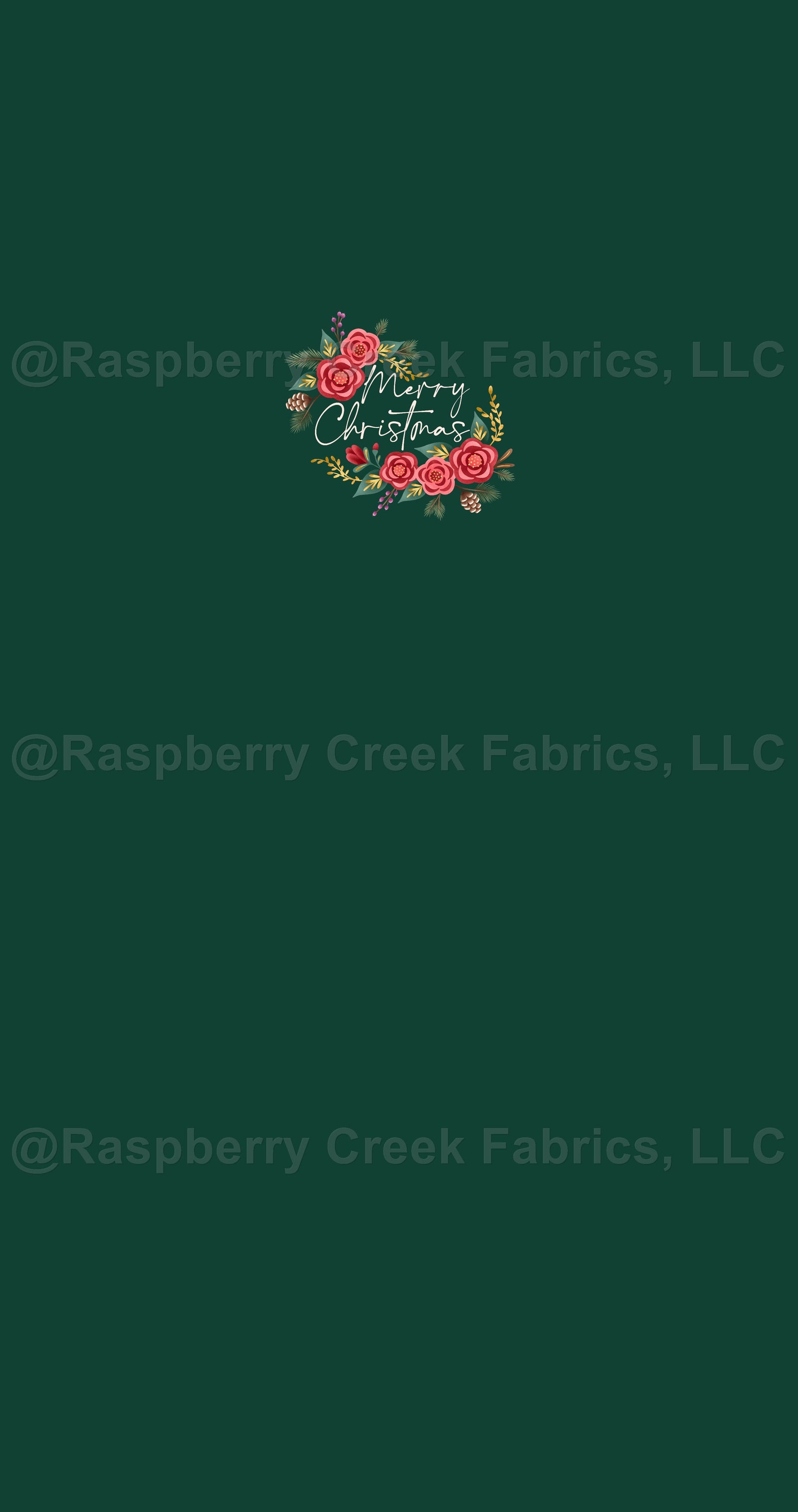 Sugar Plum Panel- Merry Christmas Fabric, Raspberry Creek Fabrics, watermarked