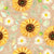 Sunflower botanical watercolor Image