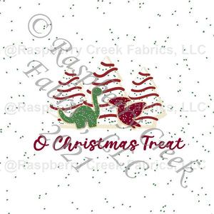 Red Kelly Green Cream and Tan O Christmas Treat Panel, Sweets by Bri Powell for Club Fabrics Fabric, Raspberry Creek Fabrics, watermarked