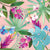 Tropical OG Pink Paradise Original Watercolor Botanical Image