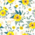 Sunflower field watercolor bouquets Image