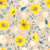 Sunflower field watercolor | beige Image