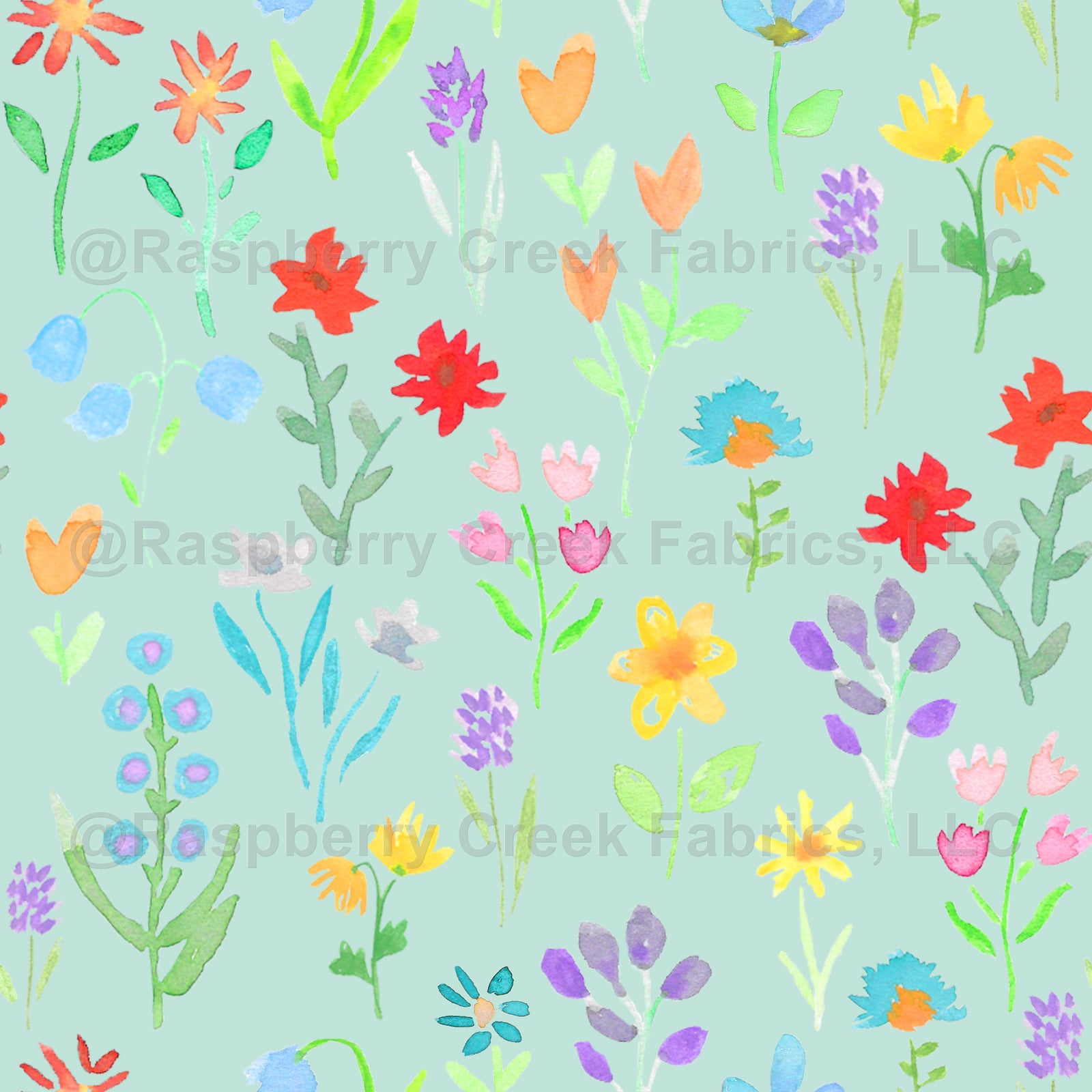Watercolor Wildflower