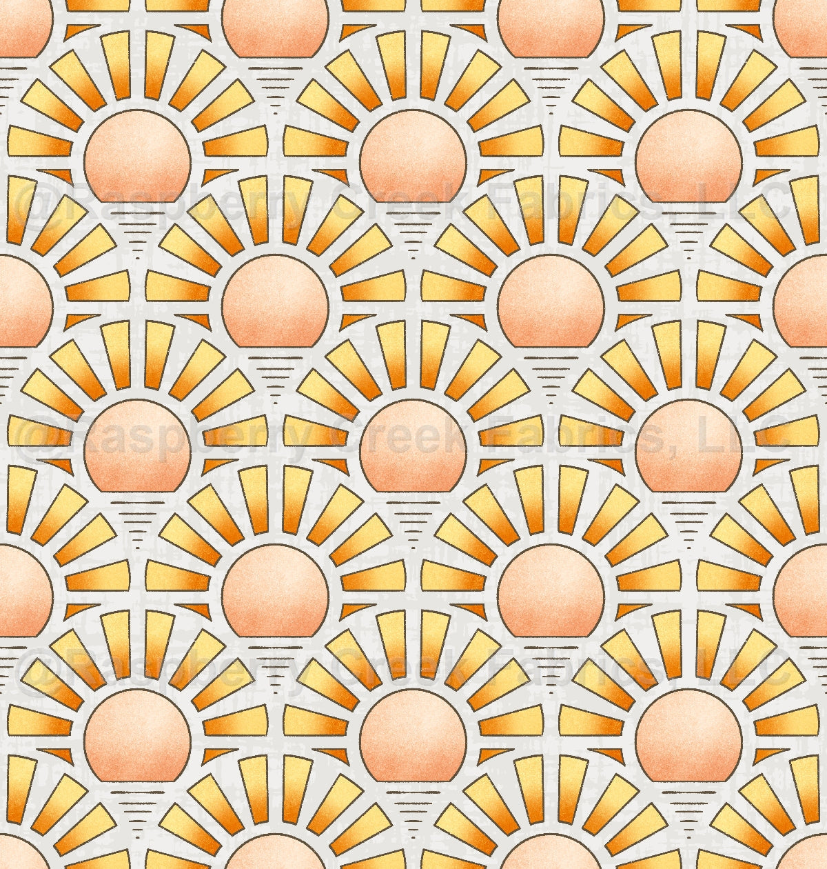 Mesa Sunrise White Fabric, Raspberry Creek Fabrics, watermarked