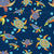 Fish Among The Stars Collection: Turtles Among The Bubbles on Blue Image