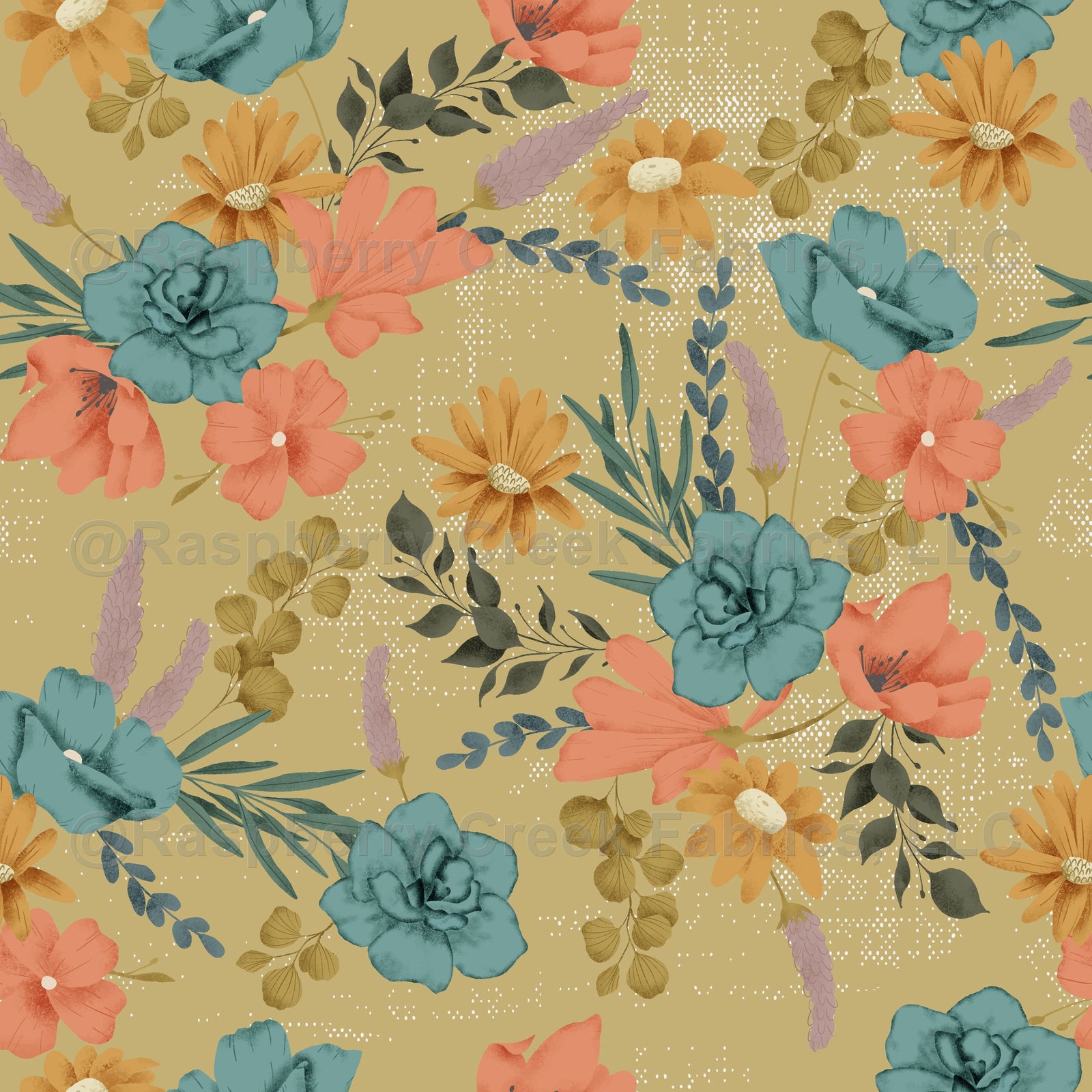 Spring Revival in Daffodil, Spring Revival Collection, Floral, Spring, Easter, Textured background, yellow, Flowers