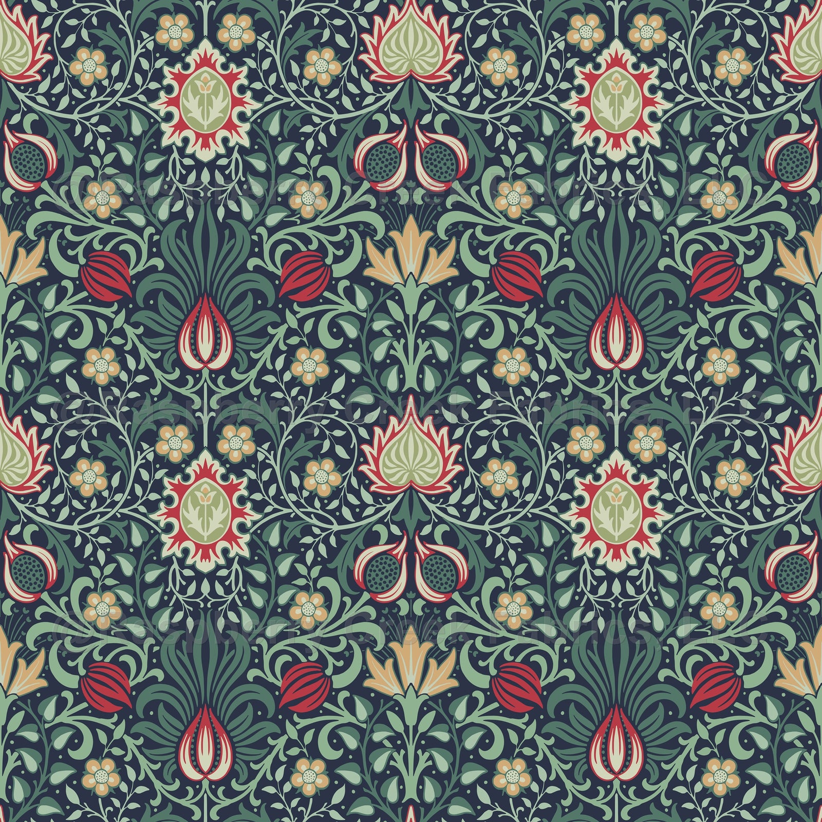 Wallpaper Damask Collection