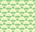 Retro daisies in green - Fabric Image