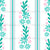 Pink and Mint Flowers and Pinstripes Image