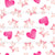 Ballet Slippers and Hearts Toss - Hot Pink Image