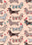 Origami Christmas Dachshunds sausage dogs // flesh background Image