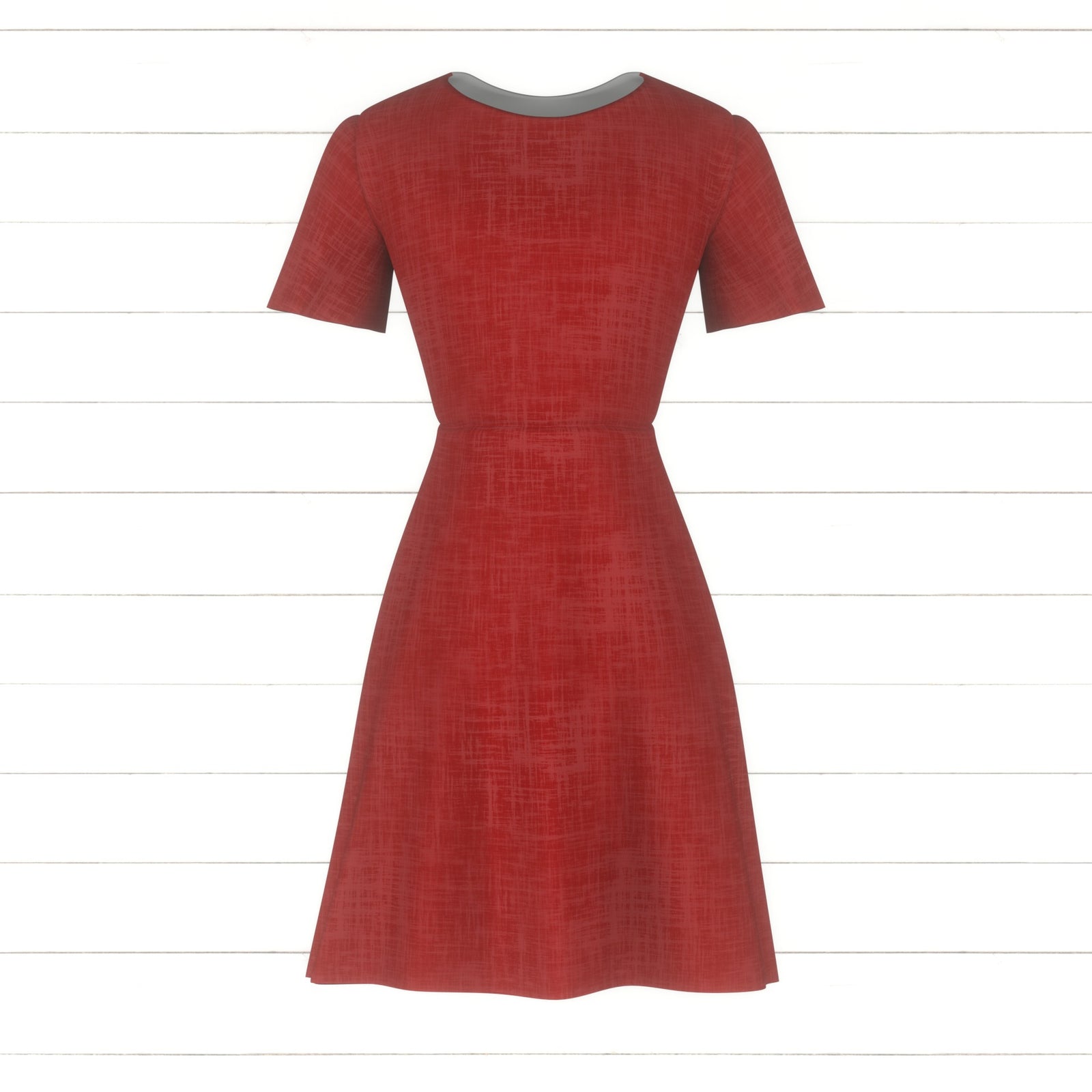 All American Textured PRINTED Solid- Red Fabric, Raspberry Creek Fabrics, watermarked