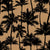 Palm trees  by MirabellePrint / Black on mustard Image