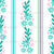 Pink and Mint Dainty Stripes on White Image