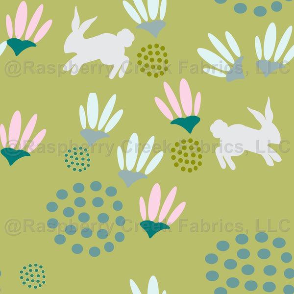 Cottontail Collection (Bunnies and Blooms) - Raspberry Creek Fabrics
