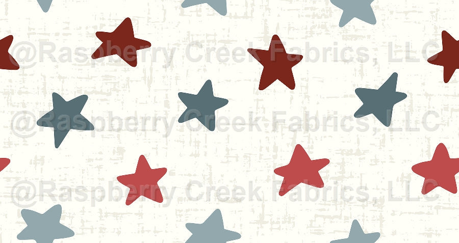 Freedom Stars Multi Fabric, Raspberry Creek Fabrics, watermarked