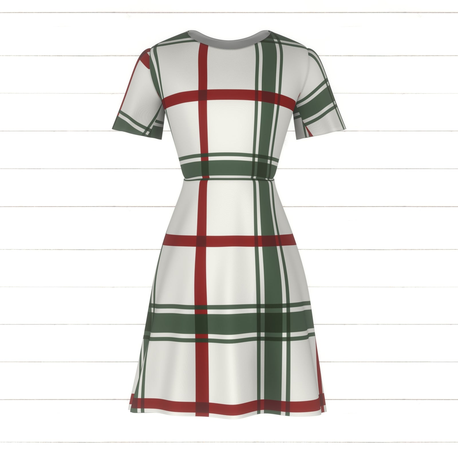 Classic Christmas Multi Plaid Green- LARGE SCALE