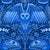 Night Flyers - Owls and Moths Blue Image