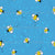Bees Knees Bees are buzzing on a textured medium blue background. Image