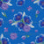 Belissima Prima Azzura-Poppies and Hydrangeas on Blue Image