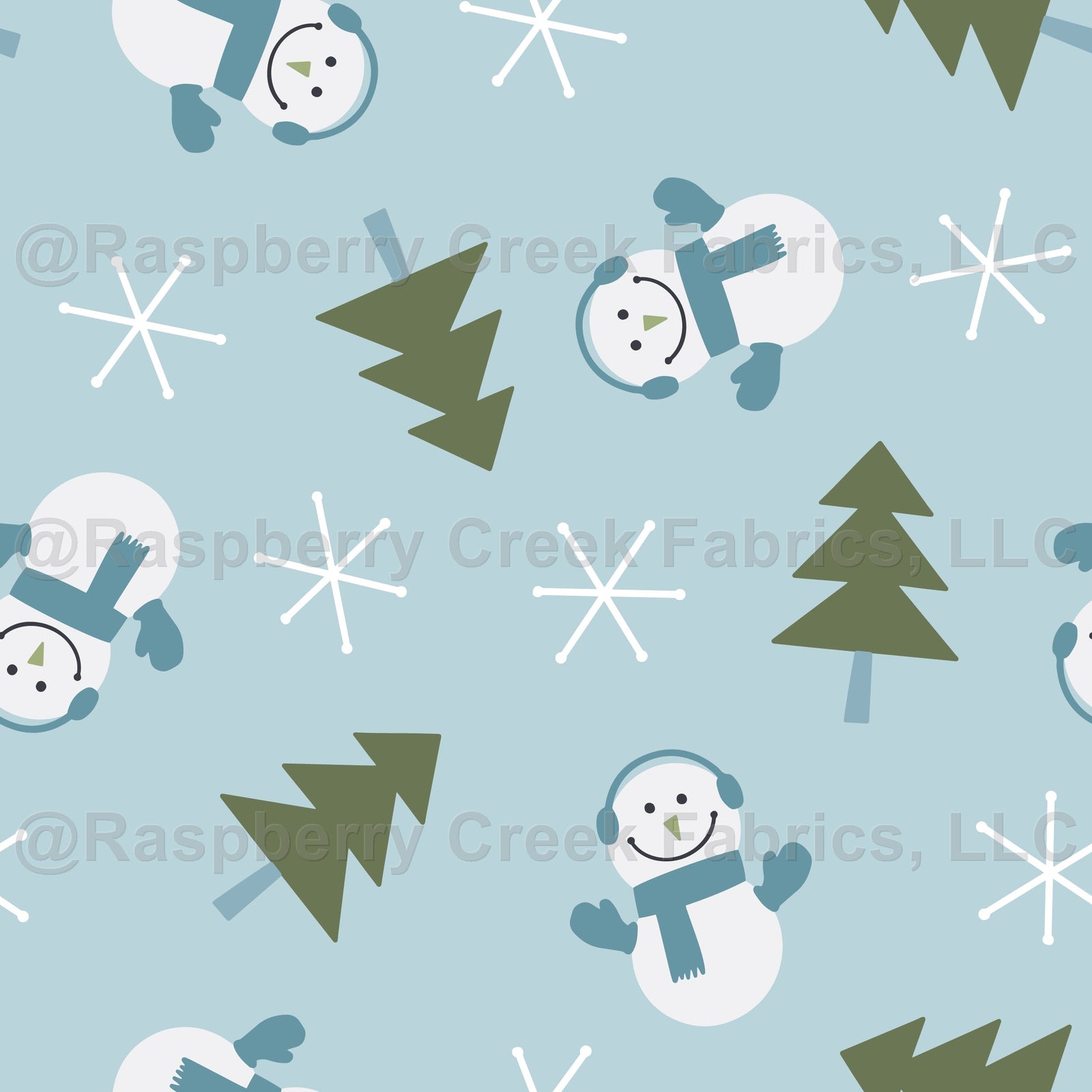 Snowmen - Cabin Colorway by Kelsi Pope