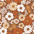 Boho floral / Rust Image