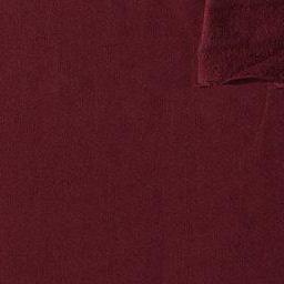 Solid Burgundy 4 Way Stretch French Terry Knit Fabric With Spandex Fabric, Raspberry Creek Fabrics, watermarked, restored