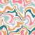 Groovy Weaves by MirabellePrint / Pink Teal Mint Off-White Image