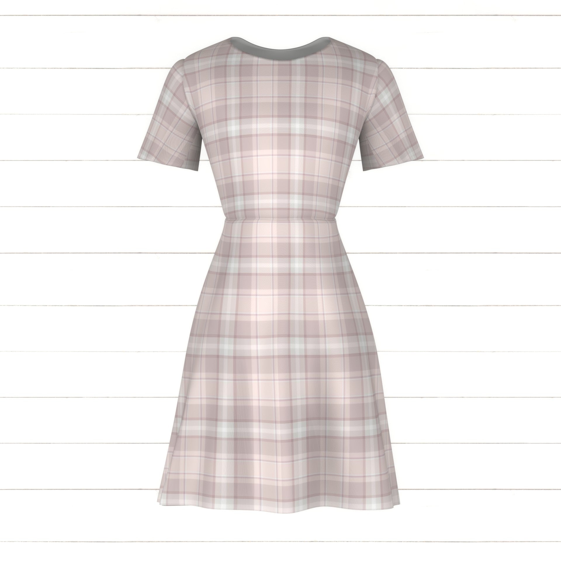 Blush Plaid - Neutral Soft Feminine Design Fabric, Raspberry Creek Fabrics