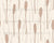 Cattail Reeds - on rose cream - Cattails Image