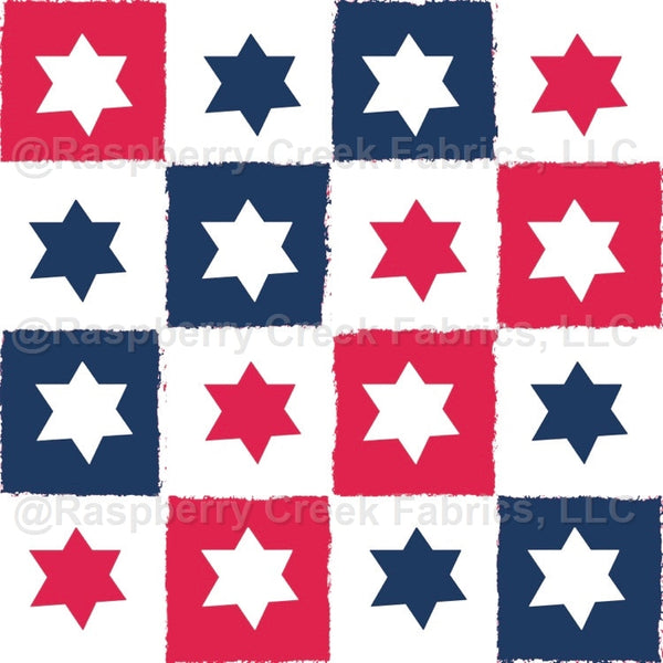 4th of July Checkerboard Stars Checker USA Patriotic Independence Day ...