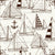 Sailboats by MirabellePrint / Maroon on off-white Image