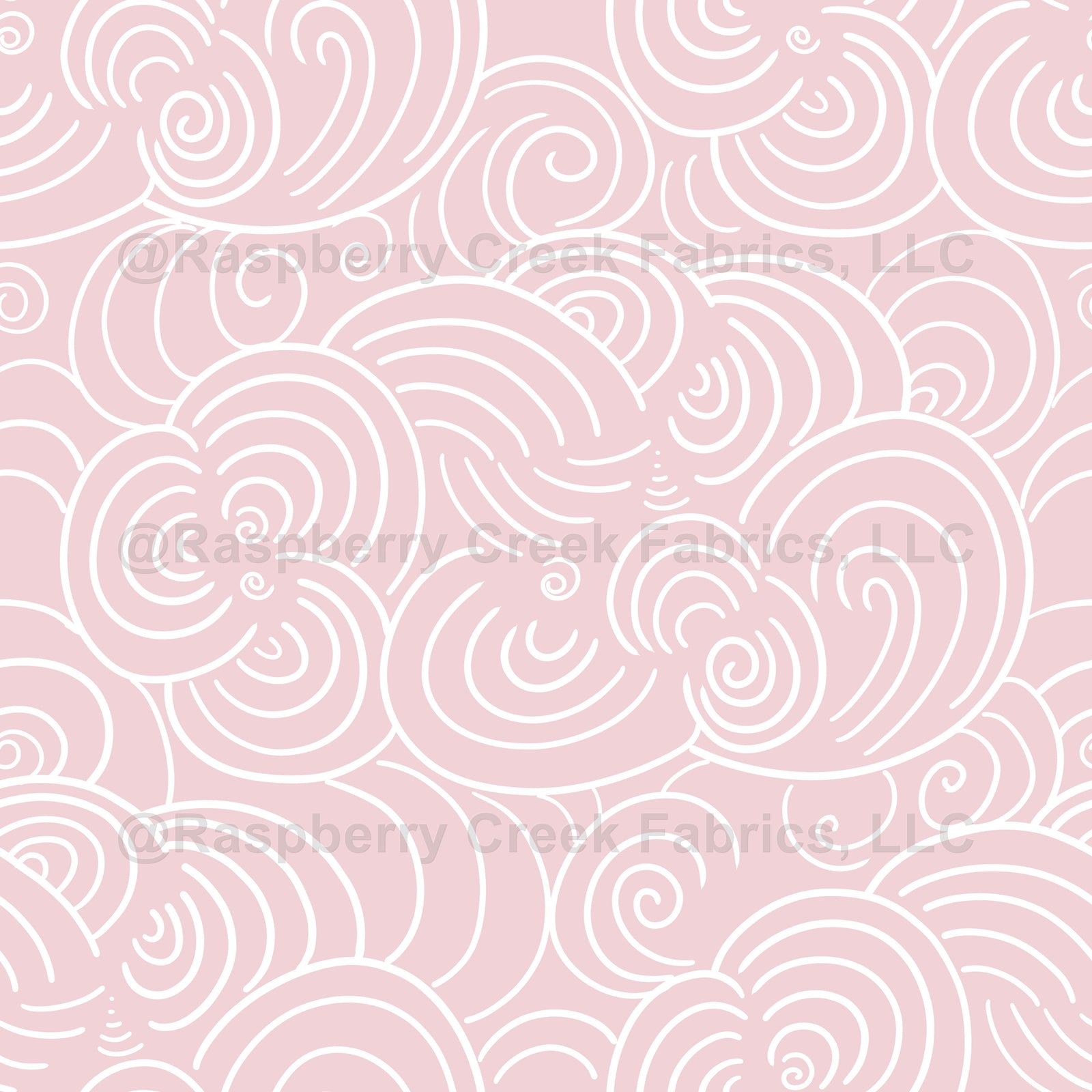 Clouds Cotton Candy Fabric, Raspberry Creek Fabrics, watermarked