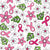 Pink Ribbon Cancer Awareness Floral Image