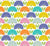 Colorful Daisies - Fabric Image