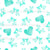 Ballet Slippers and Hearts Toss - Seafoam Green Image
