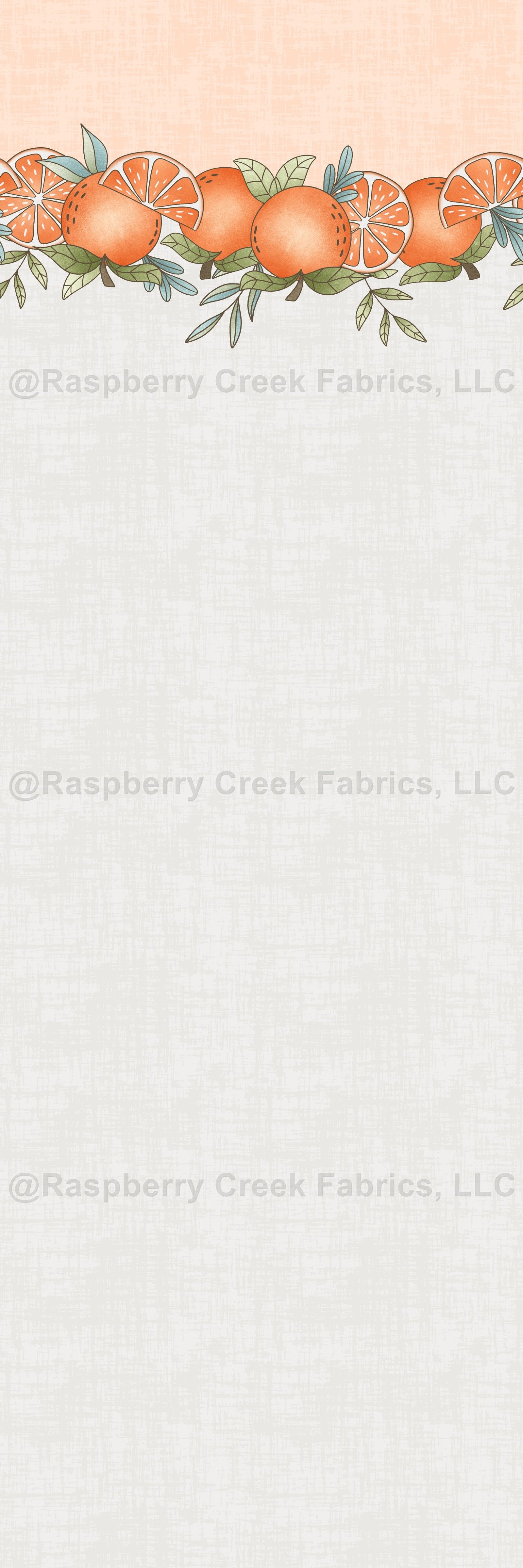 Mesa Single Border- Oranges Fabric, Raspberry Creek Fabrics, watermarked