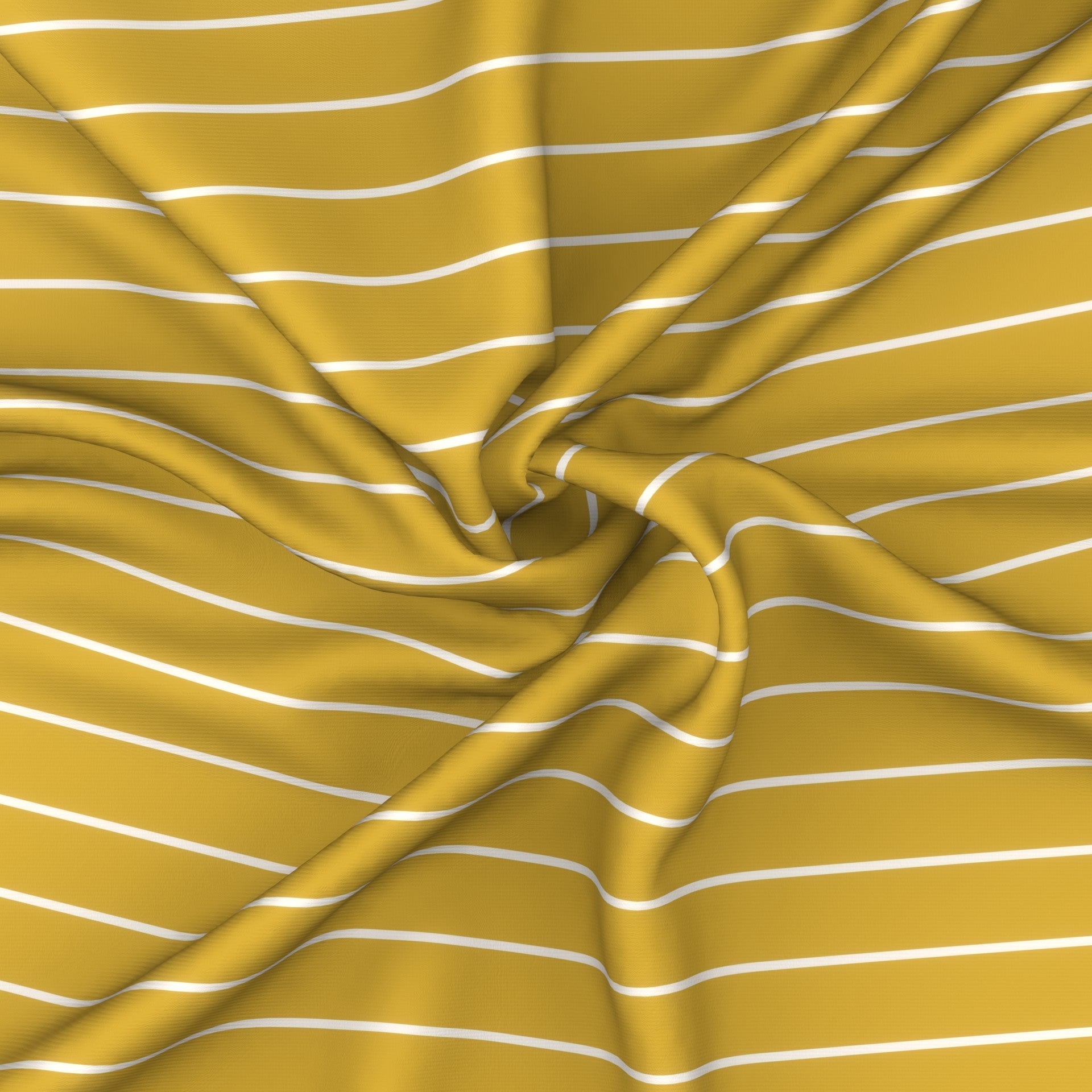 Mustard Stripe | Sunflower Fields Forever by Kim Henrie Fabric, Raspberry Creek Fabrics