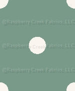 Down South Dot Green Fabric, Raspberry Creek Fabrics, watermarked