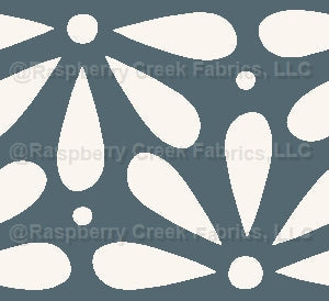 Down South Geo Blooms Navy Fabric, Raspberry Creek Fabrics, watermarked