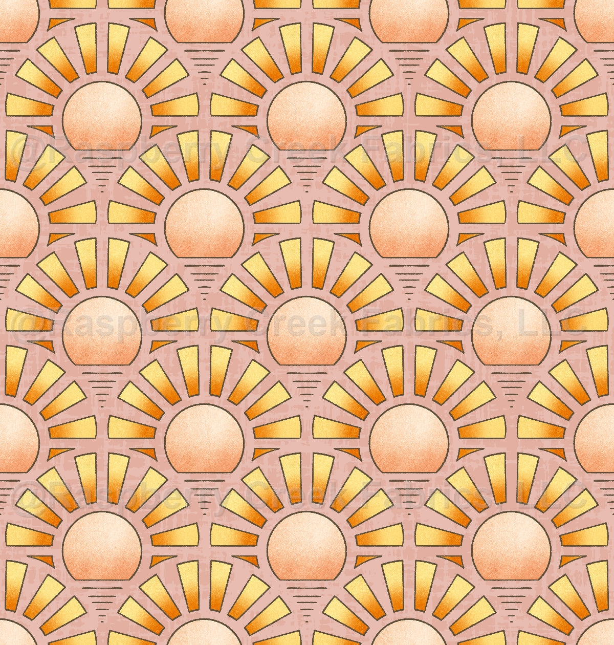 Mesa Sunrise Blush Fabric, Raspberry Creek Fabrics, watermarked