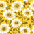 Yellow monochrome graphic florals Image
