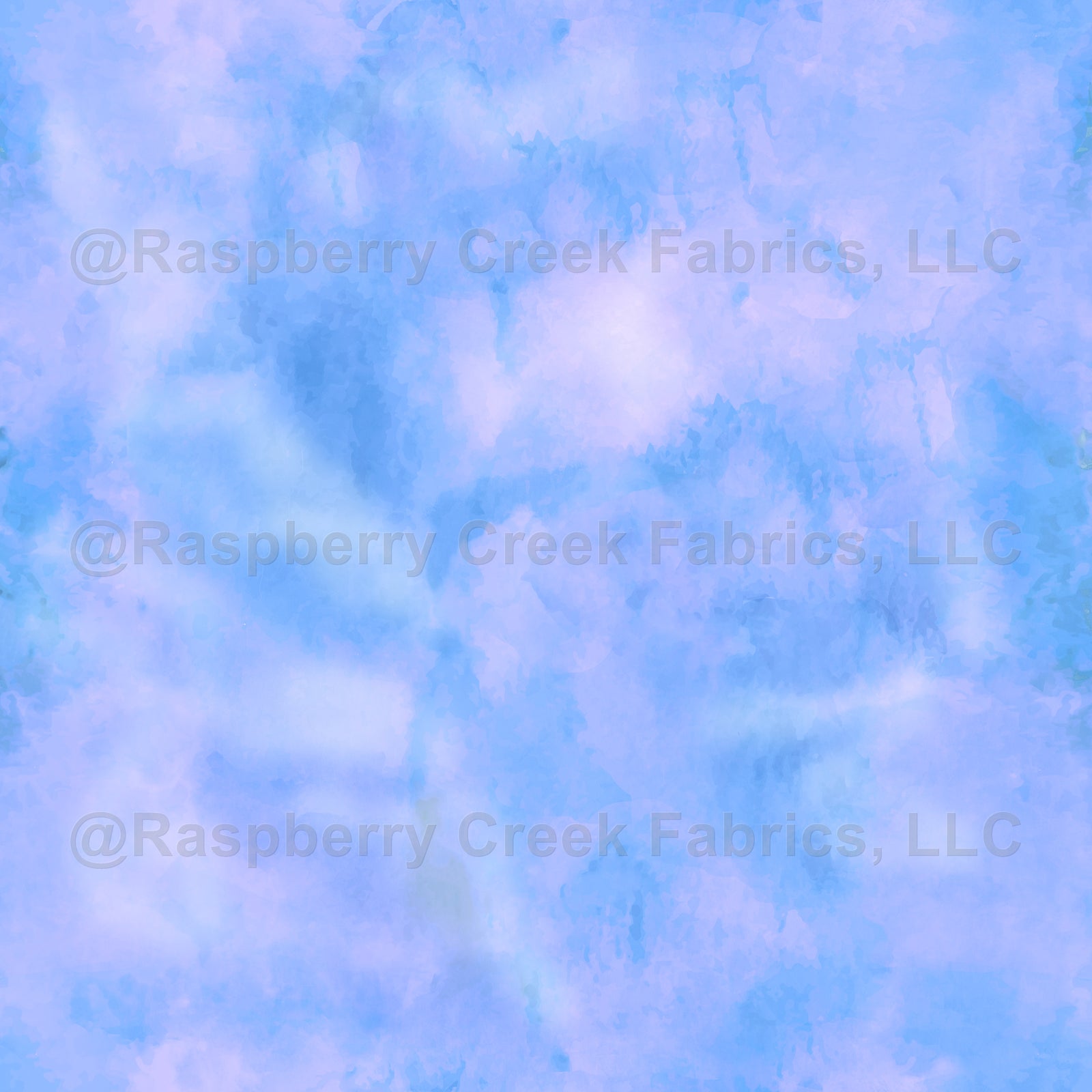 Cotton Candy Watercolor Sky Fabric, Raspberry Creek Fabrics, watermarked
