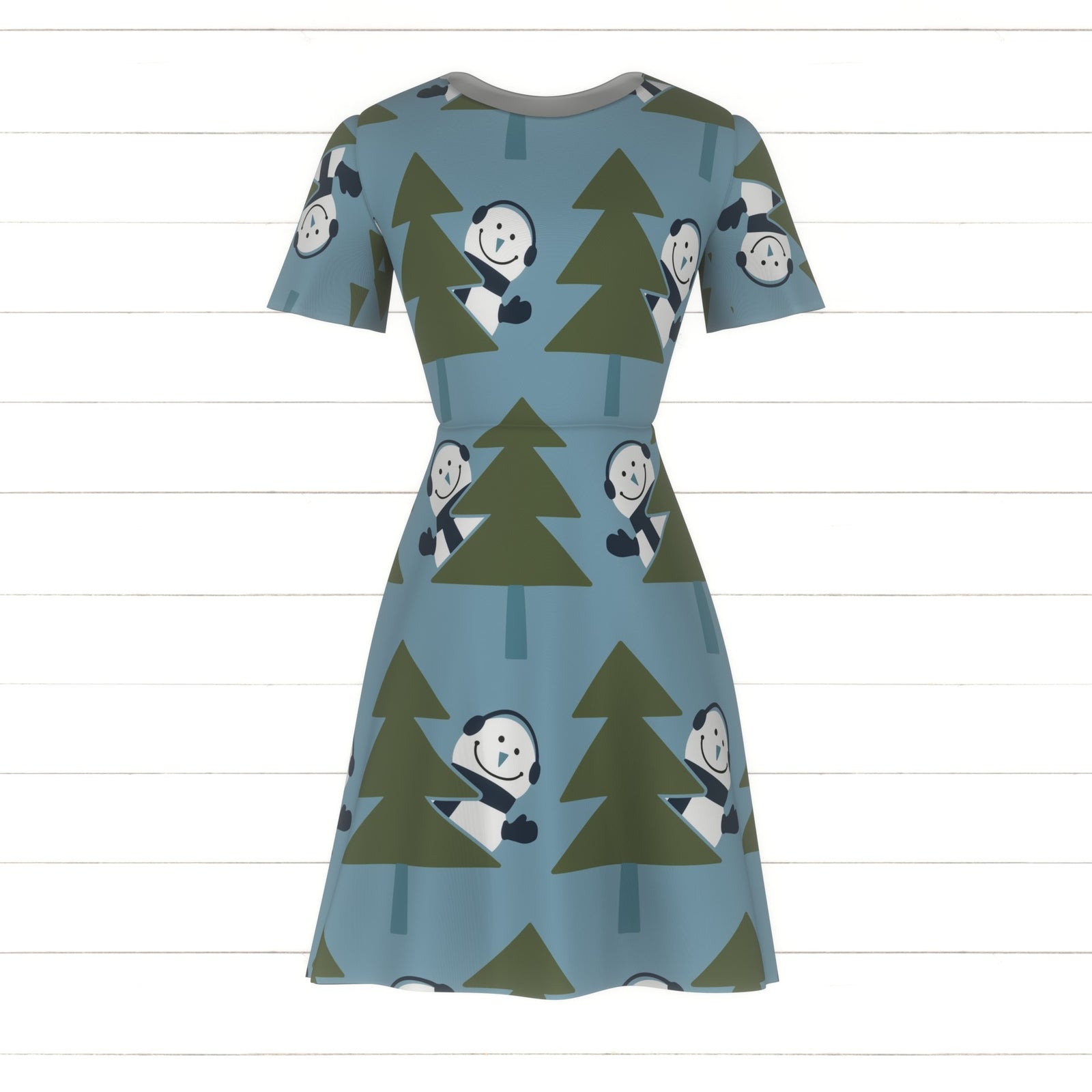 Snowmen in the Woods - Cabin Colorway by Kelsi Pope