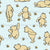Classic Pooh and Bees on Soft Blue Image