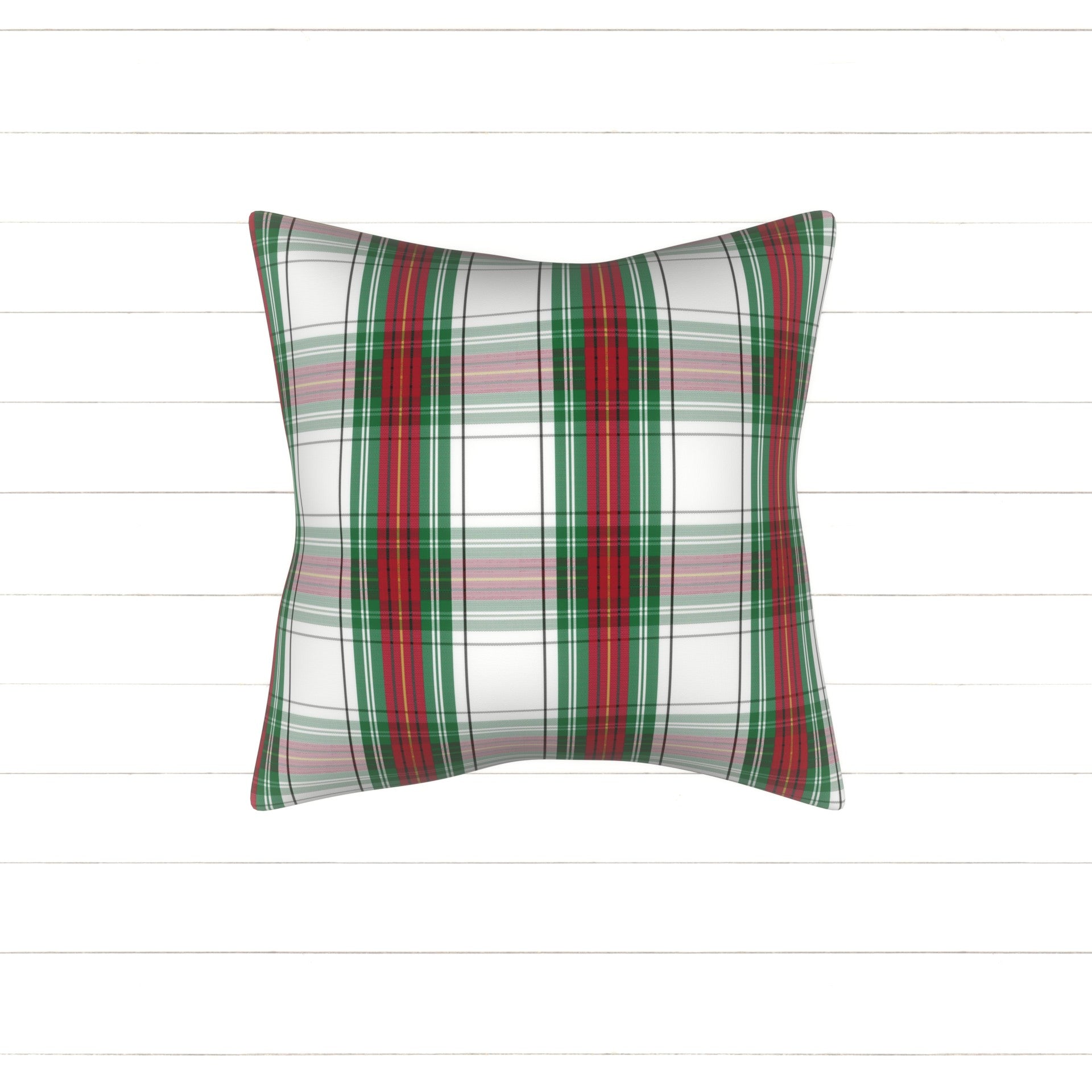 Red Kelly Green Grey and Mustard Tartan Plaid Print Fabric, Traditional Fabric, Raspberry Creek Fabrics