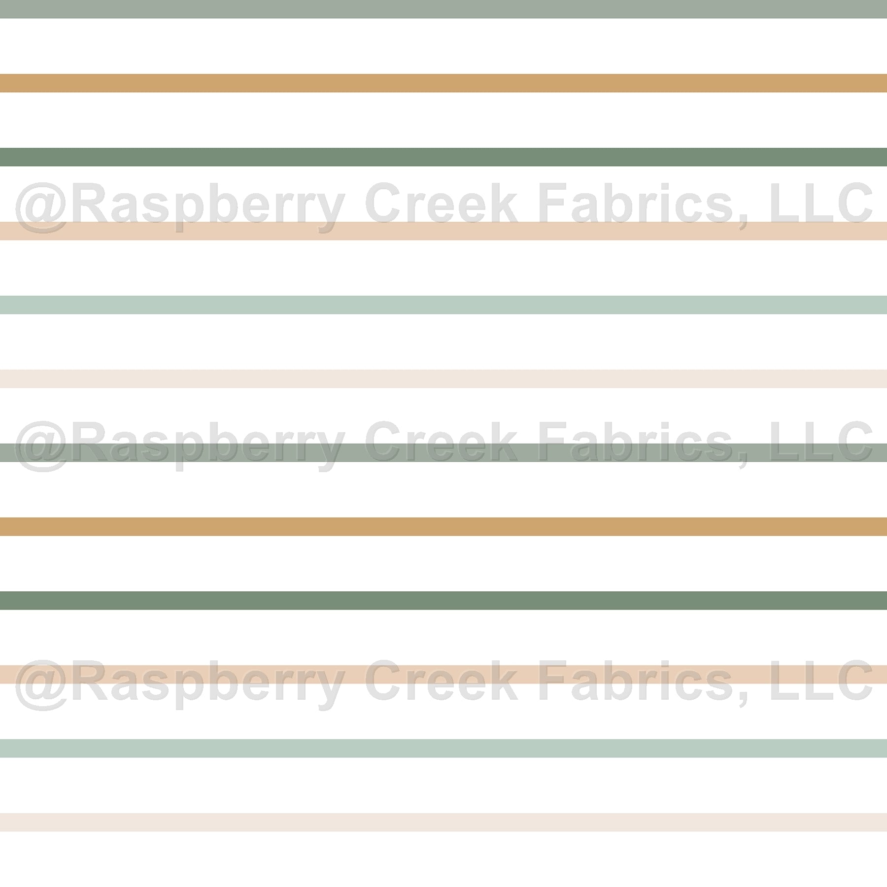 Boho St Patrick's Day Multicolor Stripe Fabric, Raspberry Creek Fabrics, watermarked