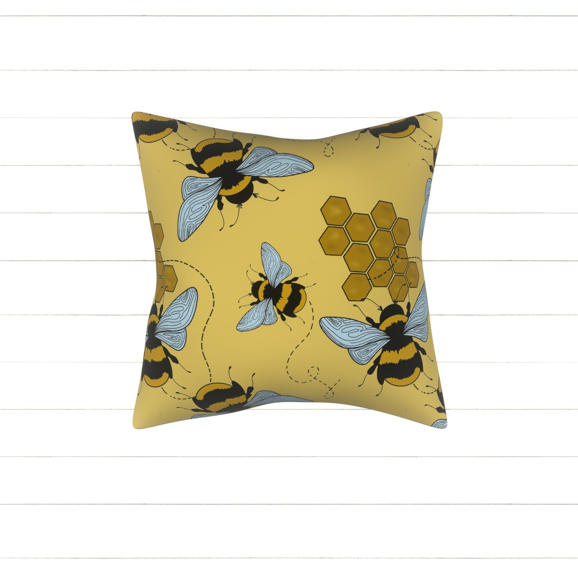 honey color, honey bee, cream, bee, honey, bumble bee, honeycomb, yellow, spring Fabric, Raspberry Creek Fabrics
